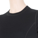 SENSOR MERINO DF women's T-shirt kr.sleeve black Size: