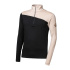 SENSOR MERINO EXTREME UP men's long-sleeve sweatshirt.sleeve zip black/almond beige size