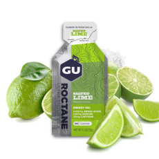 GU Roctane Energy Gel 32 g Salted Lime 1 BAG (pack of 24) Expiry 08/24