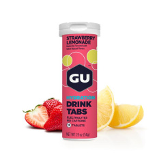 GU Hydration Drink Tabs 54 g Strawberry Hibiscus 1 tube (pack of 8) EXP 02/25