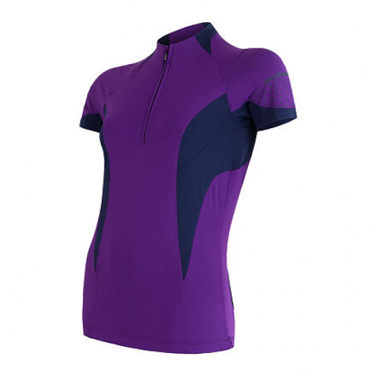 SENSOR CYKLO RACE women's jersey kr.hands. purple/m.blue Size: