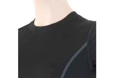 SENSOR MERINO ACTIVE women's T-shirt kr.sleeve black Size: