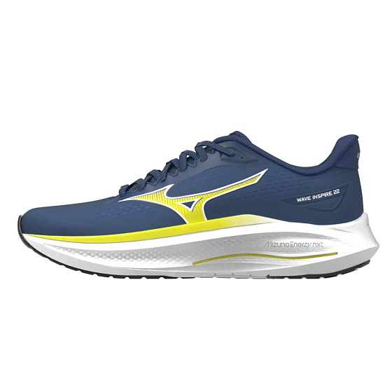 MIZUNO WAVE INSPIRE 22 / Estate Blue/Lightning Yellow/Lightning Yellow