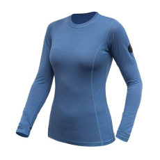 SENSOR MERINO AIR women's T-shirt long.riviera blue sleeve Size: XL