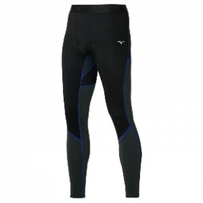 MIZUNO Merino WoolLongTight / Black/Surf Blue / MIZUNO Merino WoolLongTight / Black/Surf Blue /