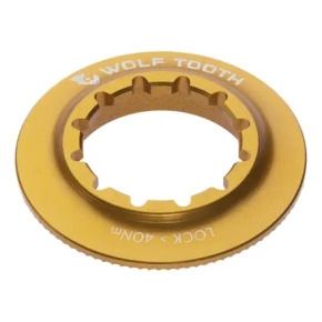 WOLF TOOTH Centerlock Rotor Internal Spline Nut gold