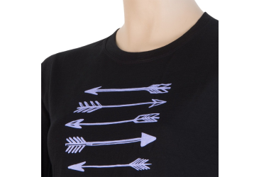 SENSOR MERINO ACTIVE PT ARROWS women's T-shirt long.sleeve black Size: