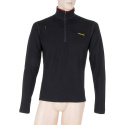 SENSOR MERINO UPPER men's sweatshirt short zip black Size: