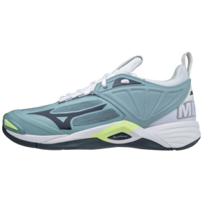 MIZUNO WAVE MOMENTUM 2 / Stone Blue/Stratified Sea/Neo Lime /