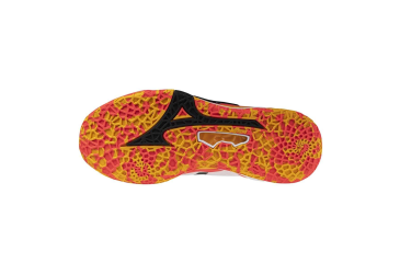 MIZUNO WAVE STEALTH NEO 2(U) / White/Fiery Coral 2/Citrus