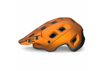 MET helmet TERRANOVA orange titanium metallic -58/61