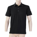 SENSOR MERINO ACTIVE POLO men's shirt kr.sleeve black Size: