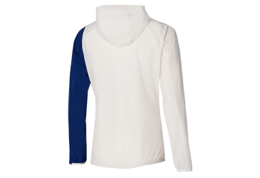 MIZUNO Mugen Hooded Jacket / White / Estate Blue /