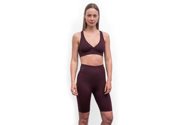 SENSOR INFINITY ECO women's leggings biker shorts port red Size: