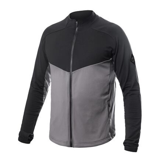 SENSOR COOLMAX THERMO men's hoodie all-zip steel gray/black Size: XL