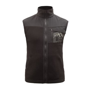 FT FLEECE VEST BLACK Size: S
