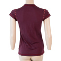SENSOR MERINO AIR women's T-shirt kr.sleeve port red Size: