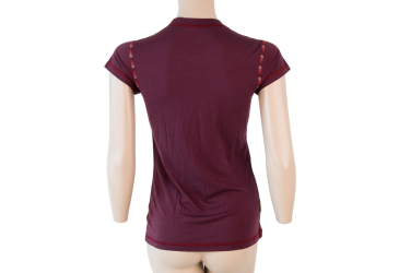 SENSOR MERINO AIR women's T-shirt kr.sleeve port red Size:
