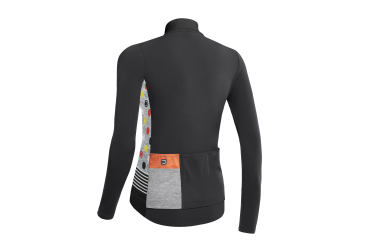 DOTOUT LADIES LONG SLEEVE JERSEY FANATICA MELANGE LIGHT GREY-BLACK (A23W510839)