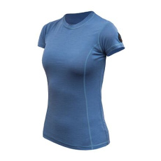 SENSOR MERINO AIR women's T-shirt kr.riviera blue sleeve Size: M