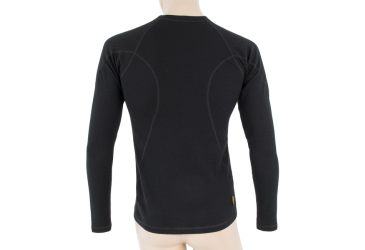 SENSOR MERINO DF ADVENTURE men's shirt long.sleeve black Size: