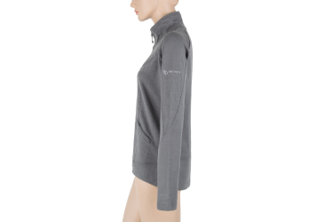 SENSOR MERINO UPPER women's sweatshirt full zip grey Size: