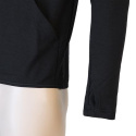 SENSOR MERINO UPPER HELI men's hoodie kangaroo black Size: