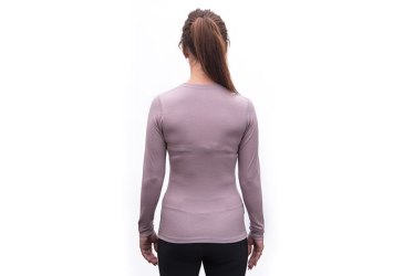 SENSOR MERINO DF women's long-sleeve shirtsleeve mystic violet size