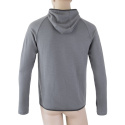 SENSOR MERINO UPPER MOUNTAINS men's hoodie kangaroo grey Size: