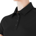 SENSOR MERINO ACTIVE POLO women's T-shirt kr.sleeve black Size: