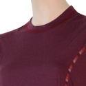 SENSOR MERINO AIR women's T-shirt kr.sleeve port red Size: