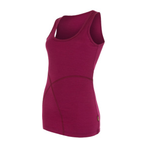 SENSOR MERINO ACTIVE women's tank top lilla Size: