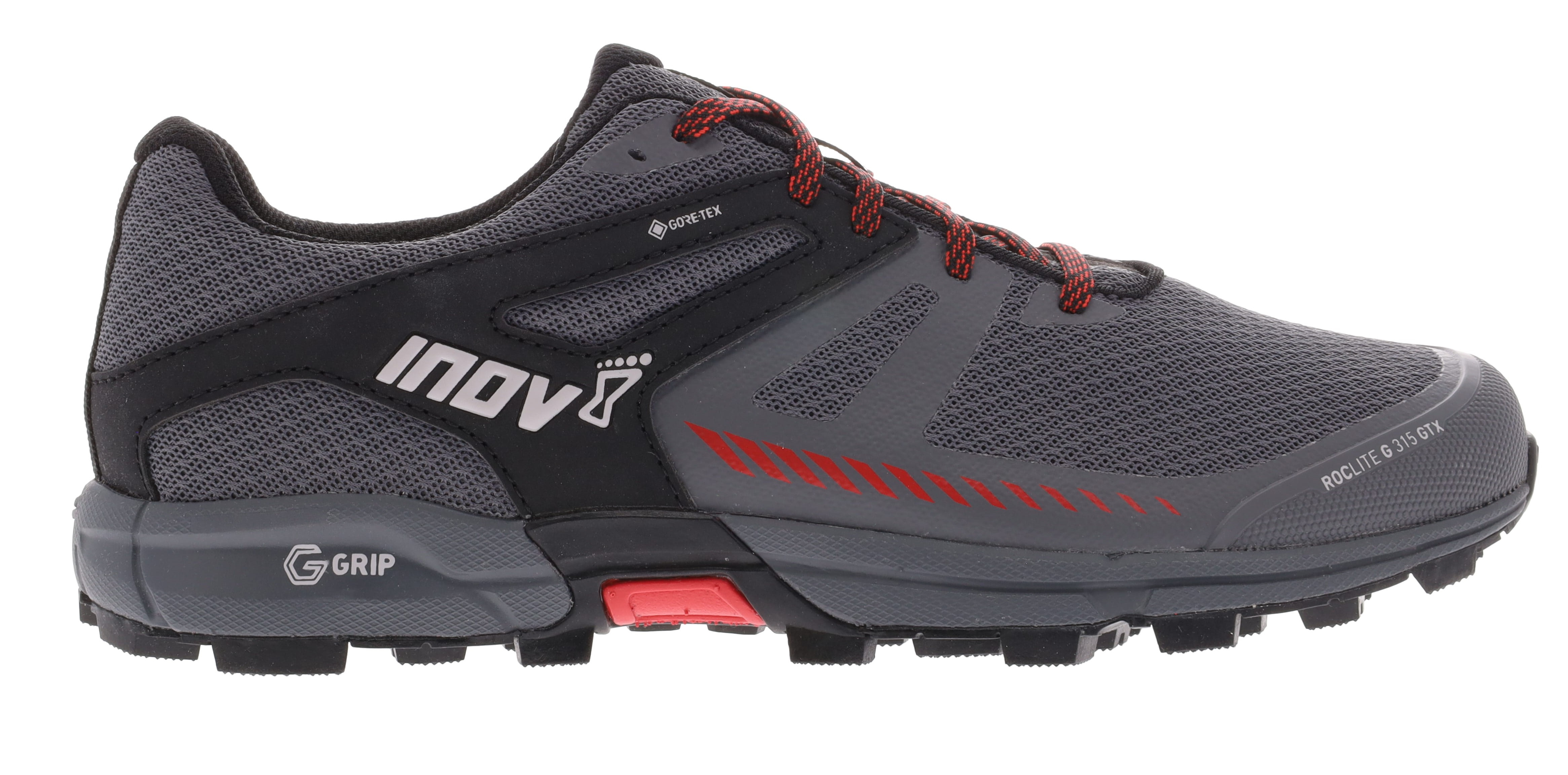 INOV 8 ROCLITE 315 GTX v2 M grey black red OCRRUNNING.CZ