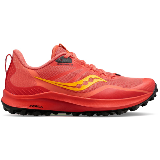 saucony S10737-32 PEREGRINE 12 CORAL/REDROCK shoes