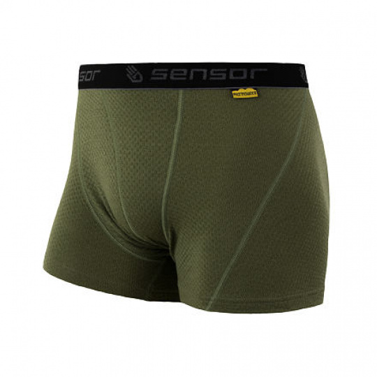 SENSOR MERINO DF men's shorts safari green Size: