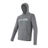 SENSOR MERINO UPPER MOUNTAINS men's hoodie kangaroo grey Size: