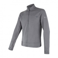 SENSOR MERINO UPPER men's sweatshirt full zip grey Size:
