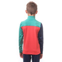 SENSOR COOLMAX THERMO children's sweatshirt full-zip coral/sea green/deep blue Size: