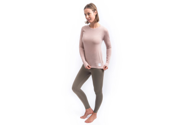 SENSOR MERINO CORDURA women's long-sleeve shirt.sleeve dusty pink size