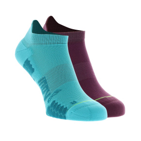 INOV8 TRAILFLY SOCK LOW teal/purple INOV8 TRAILFLY SOCK LOW teal/purple