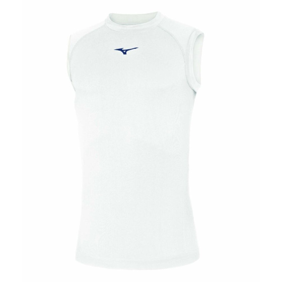 MIZUNO Core Sleeveless Underwear/White/Navy