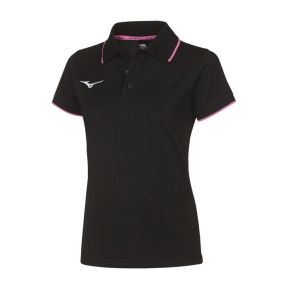 MIZUNO Mizuno Polo / Black/Pink Fluo / MIZUNO Mizuno Polo / Black/Pink Fluo /