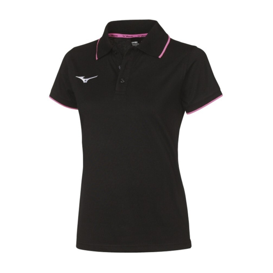 MIZUNO Mizuno Polo / Black/Pink Fluo /
