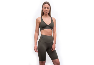 SENSOR INFINITY ECO women's biker shorts olive green Size: