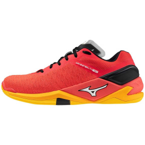 MIZUNO WAVE STEALTH NEO / Radiant Red/White/Carrot Curl / 39.0/6.