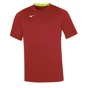 MIZUNO Men Core SS Tee(M) / Red/Black