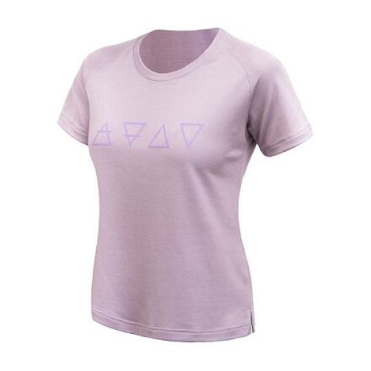 SENSOR MERINO BLEND ELEMENTS women's T-shirt kr.sleeve mystic violet Size: