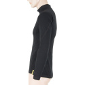 SENSOR MERINO DF men's shirt long.sleeve zipper black Size: