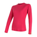 SENSOR MERINO DF women's shirt long.magenta sleeve Size: