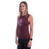 SENSOR MERINO AIR FOX women's sleeveless t-shirt port red Size: